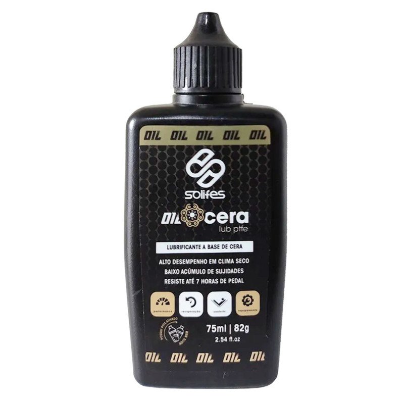 Lubricante Cadena Wax Bicicleta Seco Solifes Cera Ptfe 75ml