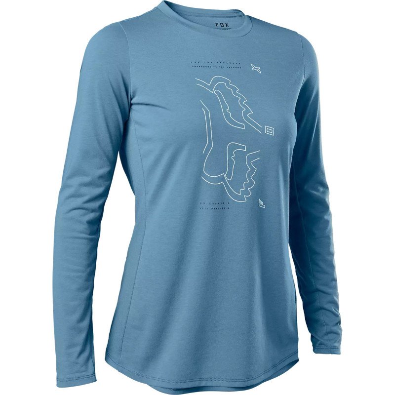 Remera Bicicleta Ciclismo Mtb Mujer Fox Ranger Dri Ls Jersey