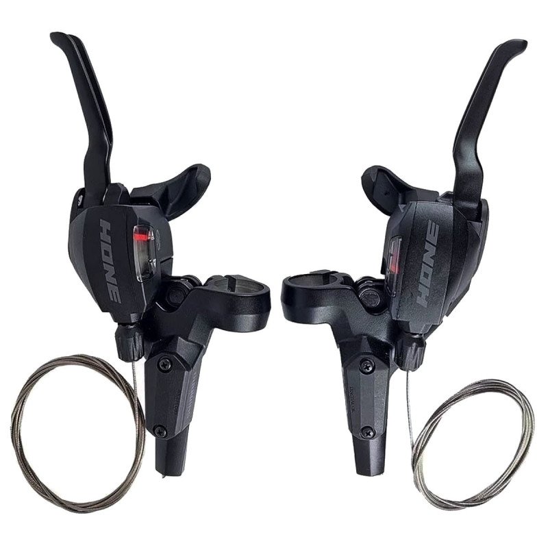 Manijas Cambio Freno Hidraulico Shimano Hone Dual 3x9vel Manijas Cambio Freno Hidraulico Shimano Hone Dual 3x9vel