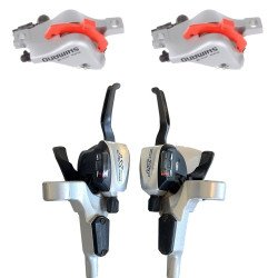 Shifter Cambio Freno Hidraulico Shimano Deore Xt M766 3x9vel