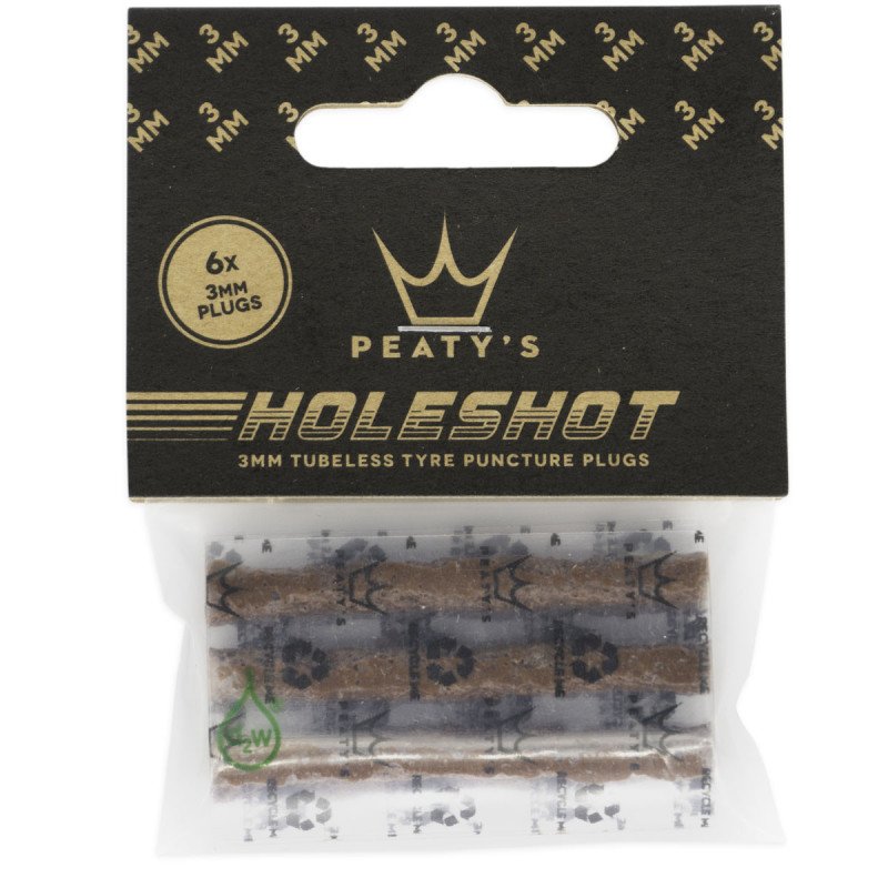 Kit Tarugos Gusanos Repara Cubiertas Tubeless Peatys 6x3mm