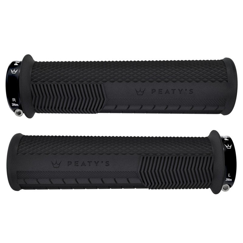 Puños Manoplas Bicicleta Mtb Peatys Monarch Grip Knurl Thick