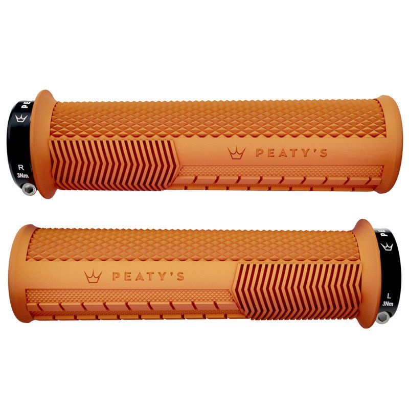 Puños Manoplas Bicicleta Mtb Peatys Monarch Grip Knurl Thick