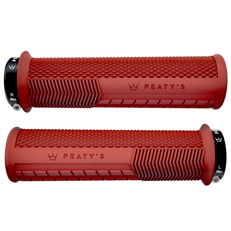 Puños Manoplas Bicicleta Mtb Peatys Monarch Grip Knurl Thick