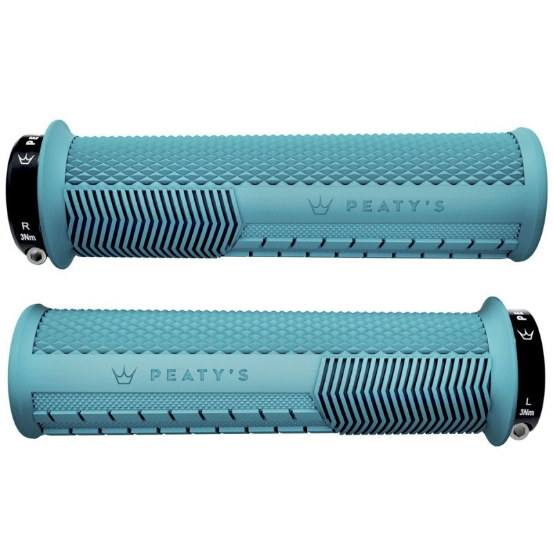 Puños Manoplas Bicicleta Mtb Peatys Monarch Grip Knurl Thick