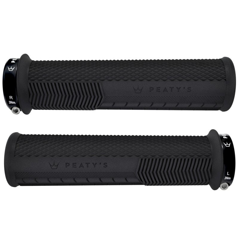 Puños Manoplas Bicicleta Mtb Peatys Monarch Grip Knurl Thin