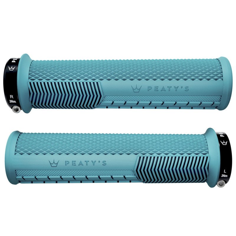 Puños Manoplas Bicicleta Mtb Peatys Monarch Grip Knurl Thin