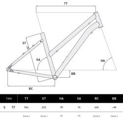 Bicicleta Urbana Mujer Zenith Cima R28 Biplato 16Vel Shimano
