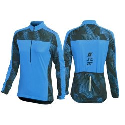 Remera Ciclismo Mujer Scat Mangas Largas Tee Cy Panal Woman