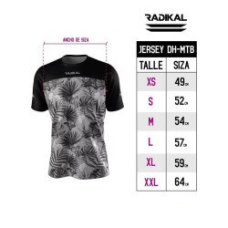 Remera Mangas Cortas Ciclismo Bici Mtb Trail Radikal Flower