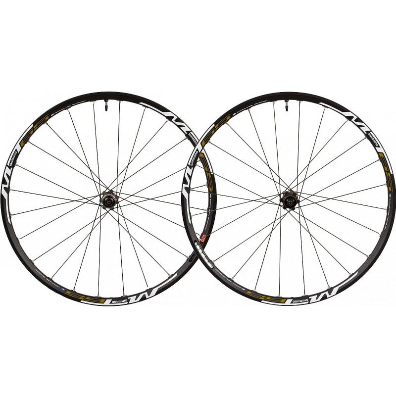 Juego Ruedas Bici Mtb Shimano Mt65 R26 Tubeless 24h Eje 9mm