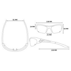 Lentes Gafas Ciclismo Running Trekking Weis Vo2 Ultra Uv