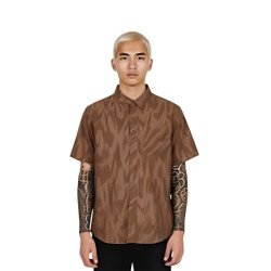 Camisa Mangas Cortas Hombre Casual Fox Swarmer Ss Woven