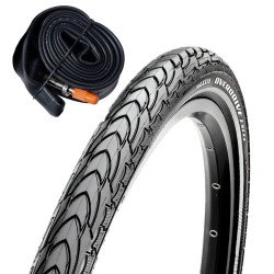 Combo Cubierta Bici Gravel Calle Maxxis 700x40 Camara Presta