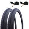 Combo 2 Cubiertas Bici Mtb Black Chain 27.5x2.10 Camara Presta