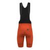 Calza Corta Ciclismo Bicicleta Magenta Carbon Pro Tiradores