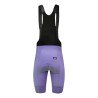 Calza Corta Ciclismo Bicicleta Magenta Carbon Pro Tiradores