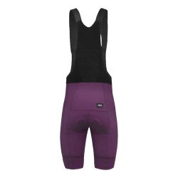 Calza Corta Ciclismo Bicicleta Magenta Carbon Pro Tiradores