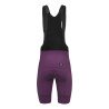 Calza Corta Ciclismo Bicicleta Magenta Carbon Pro Tiradores