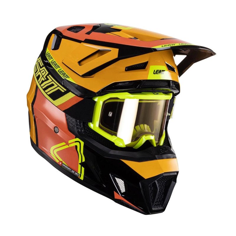 Kit Casco Antiparras Moto Bicicleta Enduro Leatt Helmet 7.5