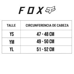 Casco Integral Niños Bici Moto Enduro Mx Fox Perfil V1 Mips