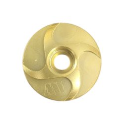 Tapa Juego Direccion Aluminio Anodizado Sin Tornillo