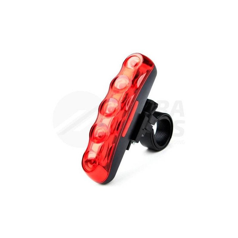 Luz Trasera Bicicleta Led Super Brillante Compacta 7 Funcion