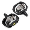 Pedales Shimano M424 C/ Plataforma Calas Spd Mtb Dh Bmx Bora