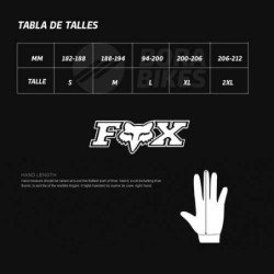 Guantes Fox Ciclismo Flexair Dedos Largos Mx Touch Pad Bora