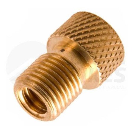 Adaptador Valvula Presta Bici A Valvula Auto Stans No Tubes