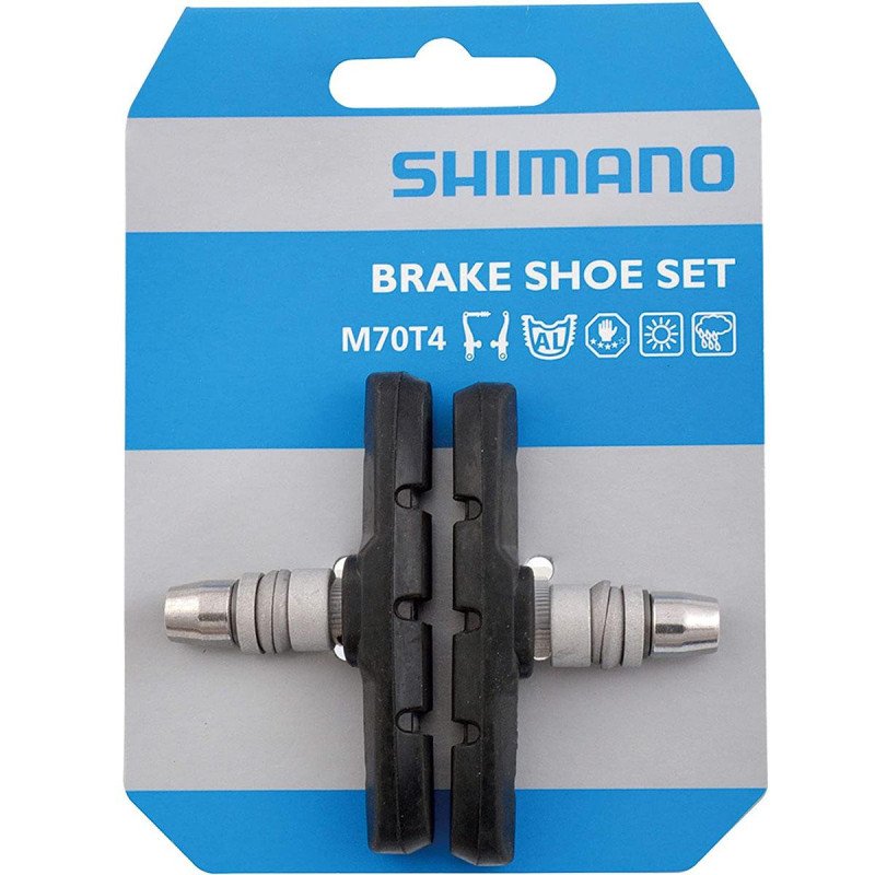 Patin Freno V-brake Bicicleta Shimano M70t4 Mtb X Par Bora