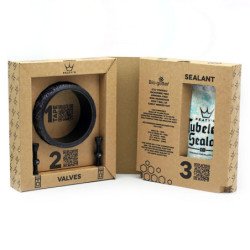 Kit Conversion Tubeless Bicicleta Mtb Dh Peatys 30mm Valvula