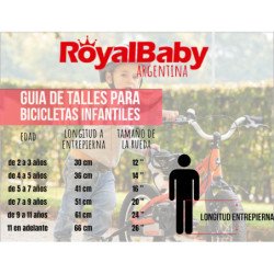 Bicicleta Niño Royal Baby Freestyle Rodado 16  Acero