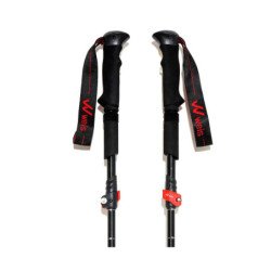 Baston Trekking Trail Running Aluminio X Par Weis 3 Tramos