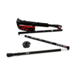 Baston Trekking Trail Running Aluminio X Par Weis 3 Tramos