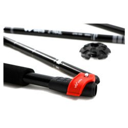 Baston Trekking Trail Running Aluminio X Par Weis 3 Tramos