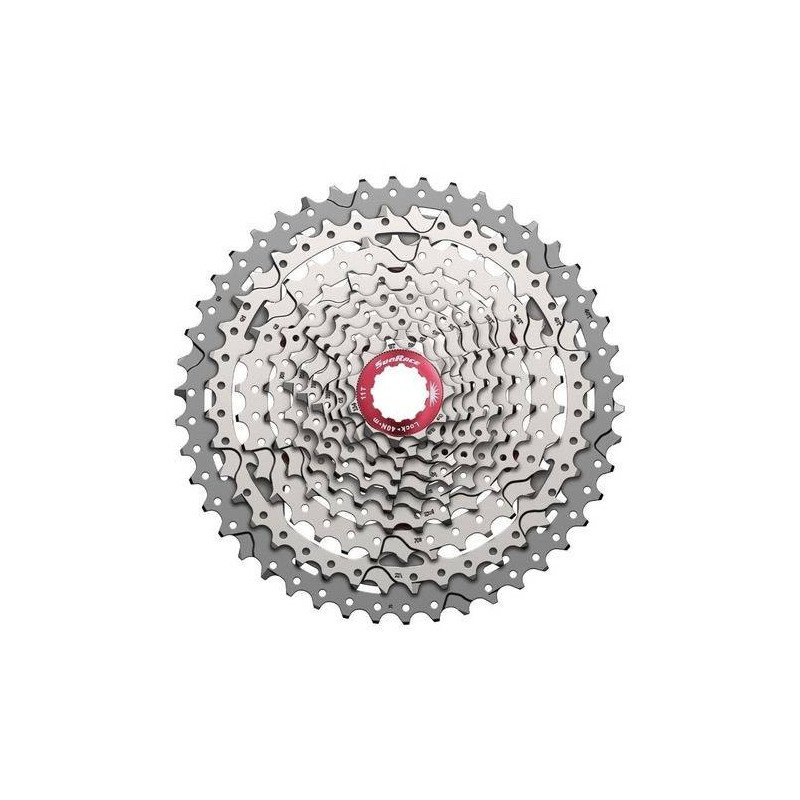 Piñon Sunrace 11 Vel 11 50 Compatible Shimano Mtb Mx8 Plata