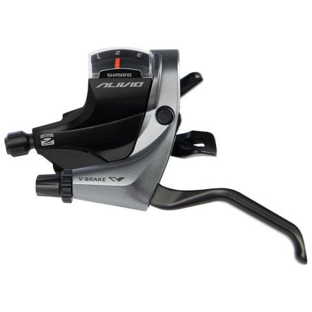 Shifter Cambio Bici Freno Disco 3vel Shimano Alivio M4000-l